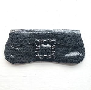 Steve Madden Jewel Black Hand Clutch